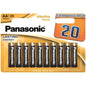 PANASONIC - BATTERIA ALCALINA BRONZO AA LR6 BLISTER*20