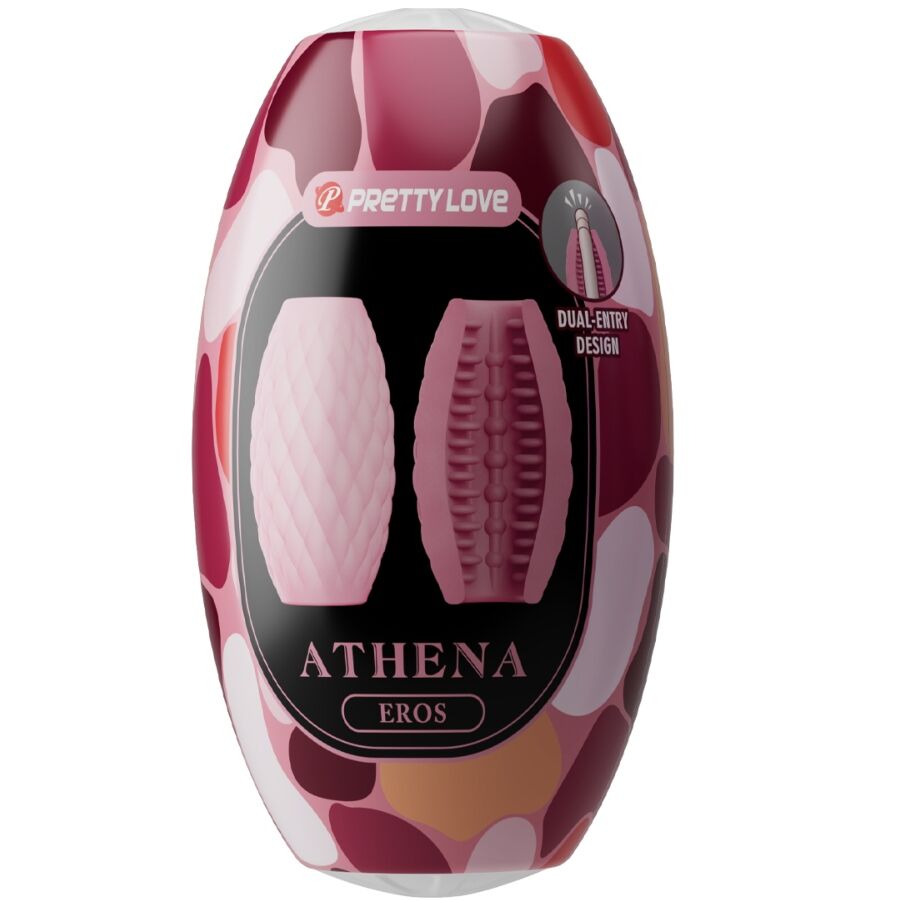 PRETTY LOVE - ATHENA EROS SILICONE MASTURBATORE MASCHILE ROSA
