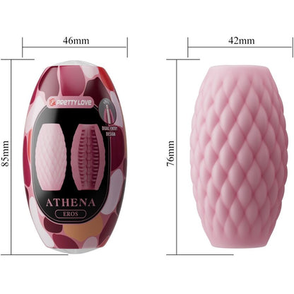PRETTY LOVE - ATHENA EROS SILICONE MASTURBATORE MASCHILE ROSA