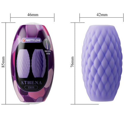 PRETTY LOVE - ATHENA EROS SILICONE MASTURBATORE MASCHILE VIOLA
