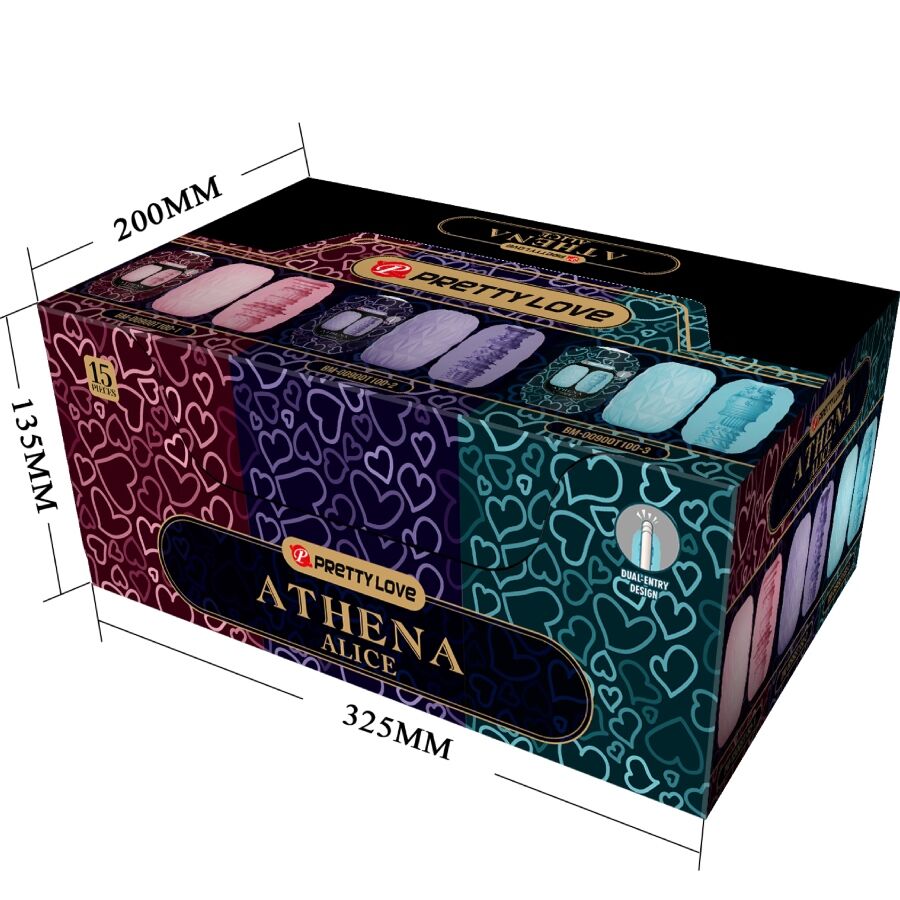 PRETTY LOVE - ATHENA ALICE PACK 15 VARI MASTURBATORI MASCHILI
