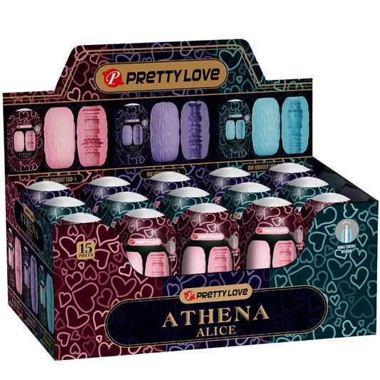 PRETTY LOVE - ATHENA ALICE PACK 15 VARI MASTURBATORI MASCHILI