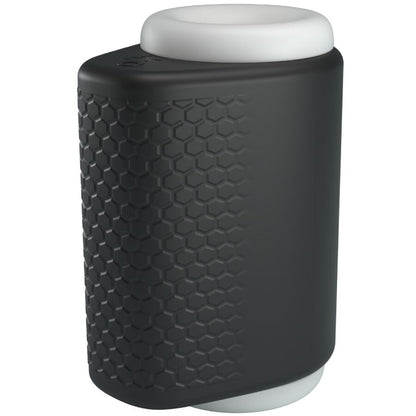 Mascherina masturbatore maschile PRETTY LOVE DJ GIRL con vibrazione, 5 impostazioni, colore nero, dettagli realistici.