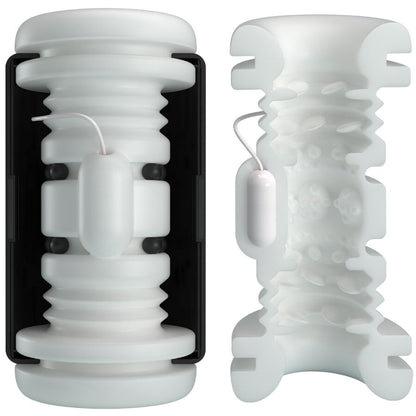 Stimolatore maschile Pretty Love DJ Girl con vibrazione, 5 impostazioni, colore nero, dettagli realistici e design ergonomico.