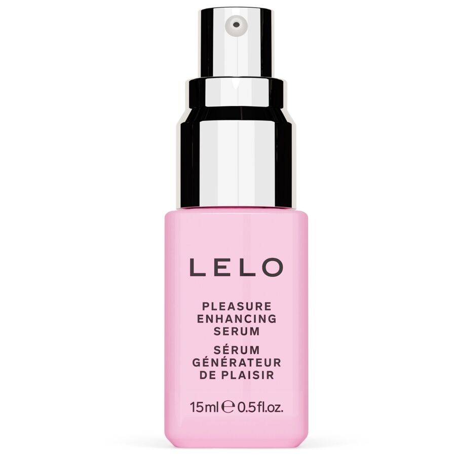 Siero LELO per migliorare il piacere del clitoride, flacone da 15ml con etichetta elegante e design moderno.