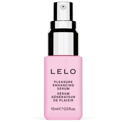 Siero LELO per migliorare il piacere del clitoride, flacone da 15ml con etichetta elegante e design moderno.