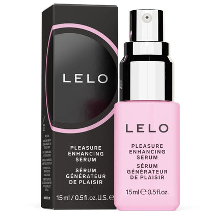 Siero LELO da 15ml per migliorare il piacere del clitoride, flacone con contagocce e etichetta elegante.