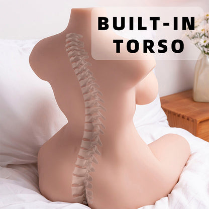 XISE - TORSO REALISTICO FEMMINILE ORDINATO CON SPINTA 71 CM