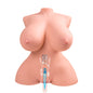 XISE - TORSO REALISTICO PICCOLO E SPINTO CON VIBRAZIONE FEMMINILE 40 CM