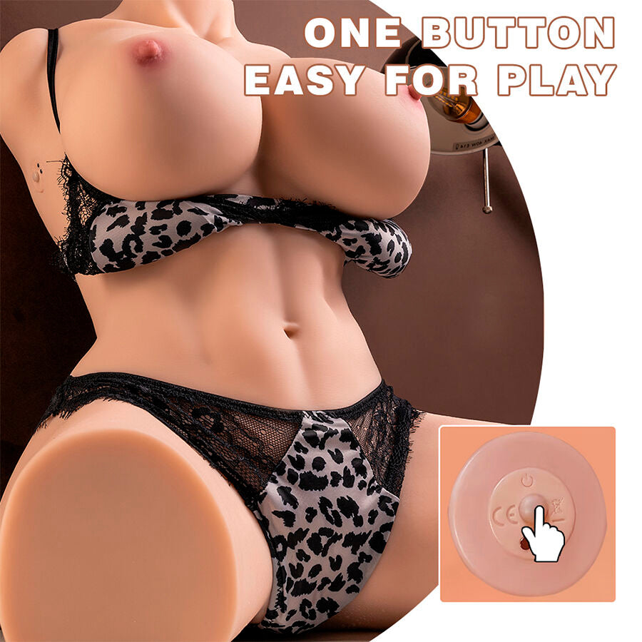 XISE - MURIEL TORSO REALISTICO FEMMINILE CON SPINTA 55 CM