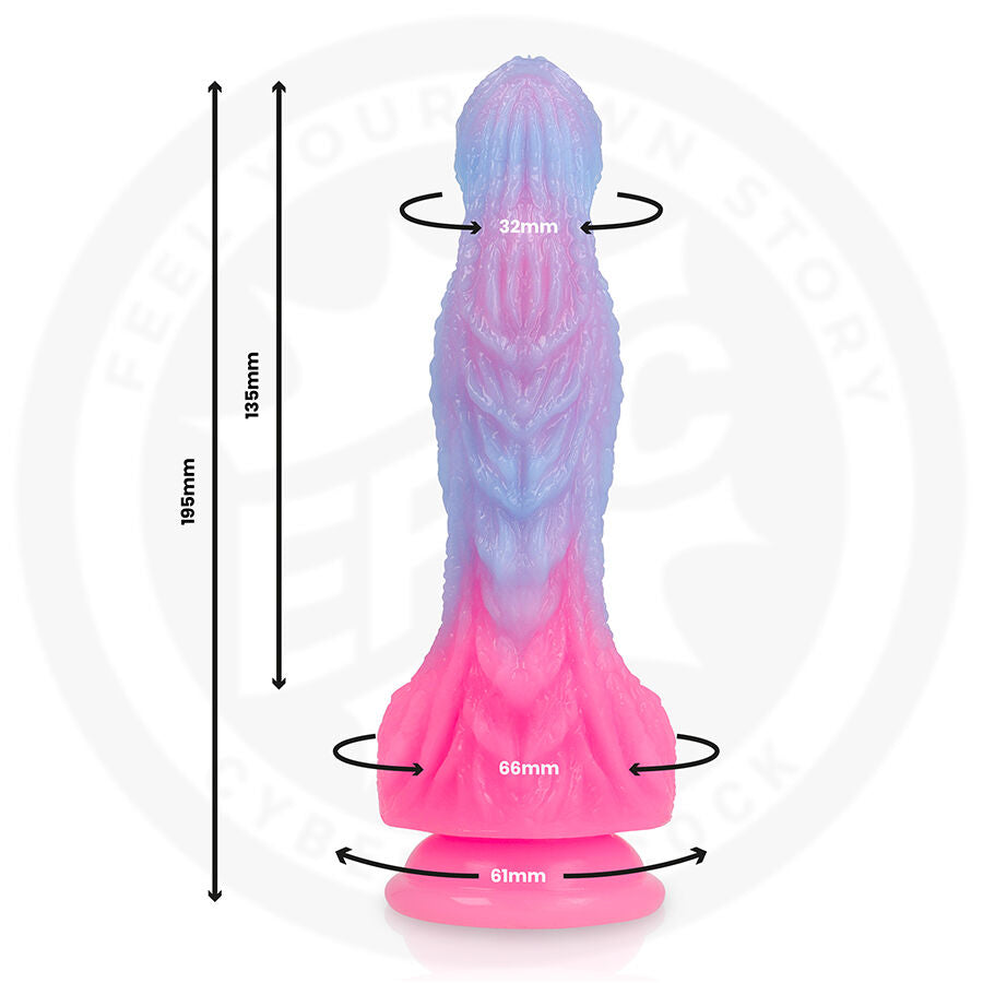 Dildo Selara Alba di EPIC, silicone realistico, con dettagli anatomici e superficie liscia, per uso erotico e stimolazione.