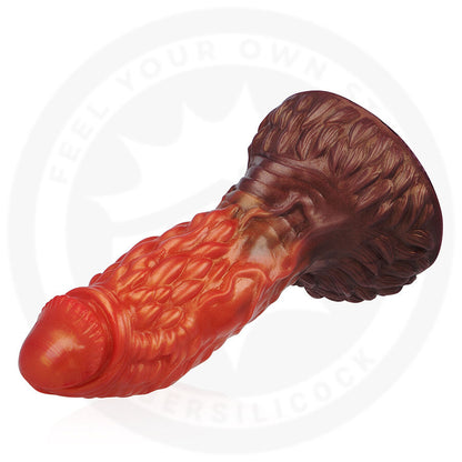 Dildo EPIC Andros Radici Selvagge in silicone nero, dettagli realistici e design stimolante, immagine del prodotto in primo piano