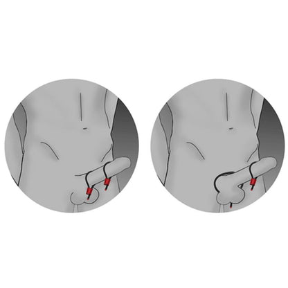 ELECTRASTIM - PRESTIGE ELECTRA LOOPS ANELLI PER IL PENE REGOLABILI ROSSI
