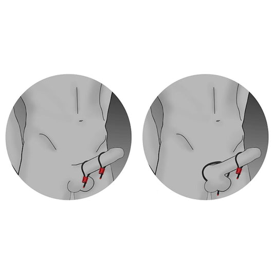 ELECTRASTIM - PRESTIGE ELECTRA LOOPS ANELLI PER IL PENE REGOLABILI NERI