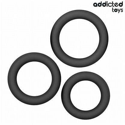 ADDICTED TOYS - SET DI ANELLI IN SILICONE MODELLO 1