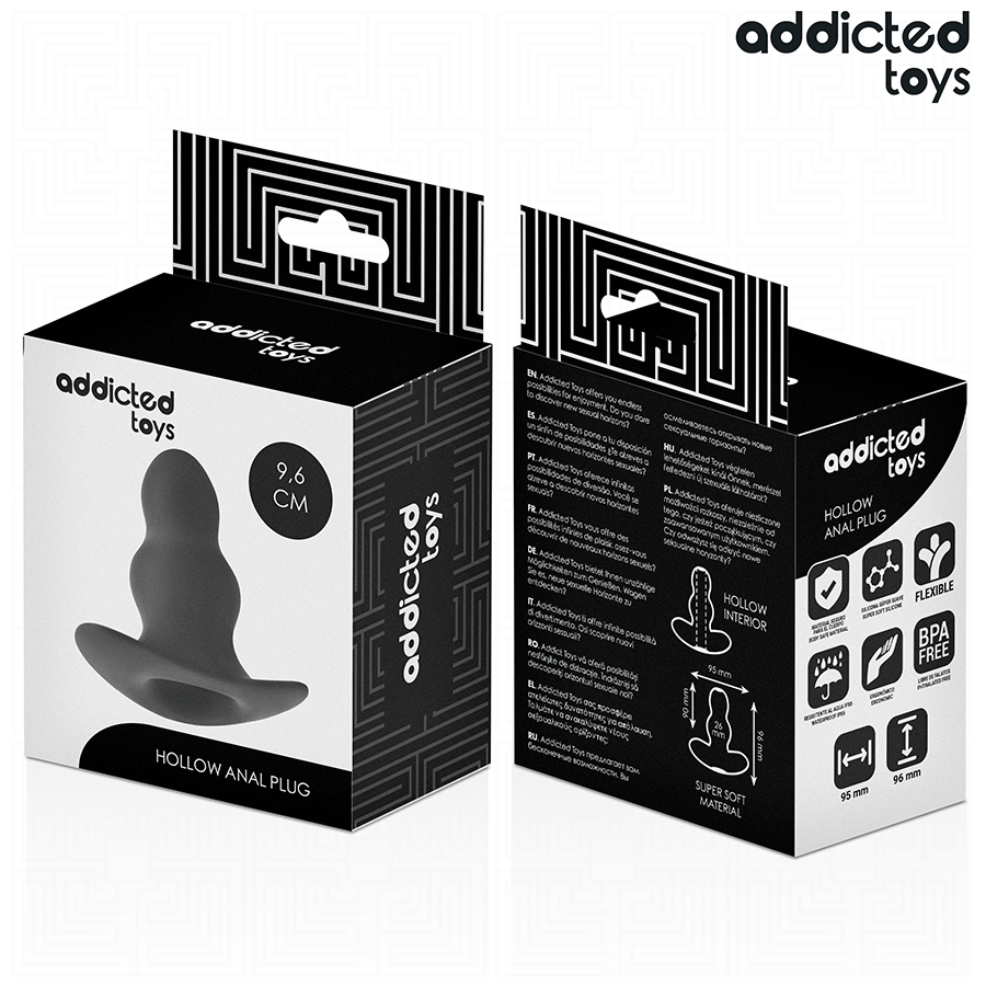 ADDICTED TOYS - TAPPO ANALE CAVO TAGLIA M 9,6 CM