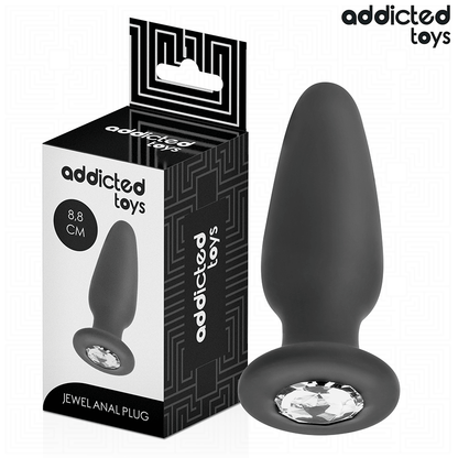 ADDICTED TOYS - PLUG ANALE CON GIOIELLO TAGLIA S 8,8 CM