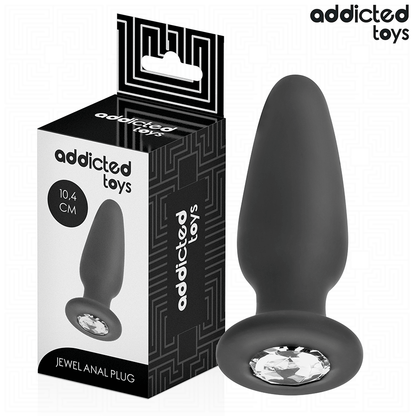 ADDICTED TOYS - PLUG ANALE CON GIOIELLO TAGLIA M 10,4 CM
