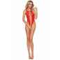 PASSION - BS112 BODYSTOCKING PIZZO ROSSO