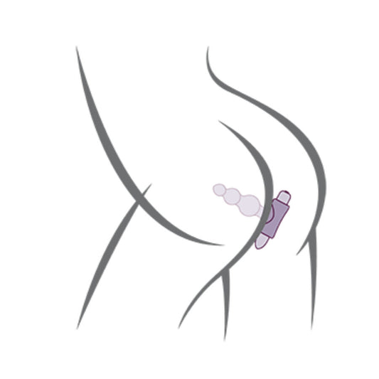 ROCKS-OFF - PETITE SENSATIONS BUBBLES PLUG ANALE VIBRATORE NERO