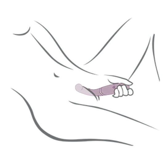 ROCKS-OFF - GEMINI DOPPIO VIBRATORE STIMOLATORE DEL CLITORIDE PUNTO G VIOLA