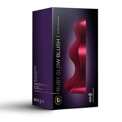 ROCKS-OFF - VIBRATORE PER PUNTO G ROSSO RUBY GLOW
