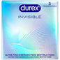 DUREX - PRESERVATIVI INVISIBILI ULTRA SOTTILI 3 UNITÀ