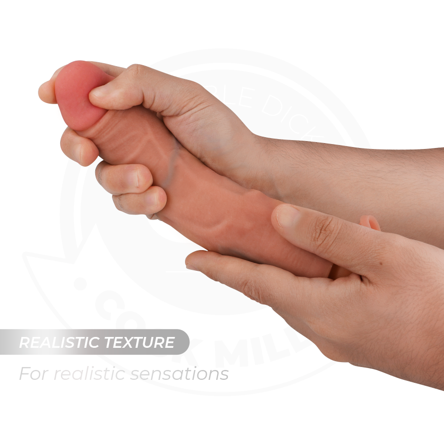 COCK MILLER - DILDO REALISTICO CON VENTOSA E VIBRAZIONE CON TELECOMANDO 21,5 CM