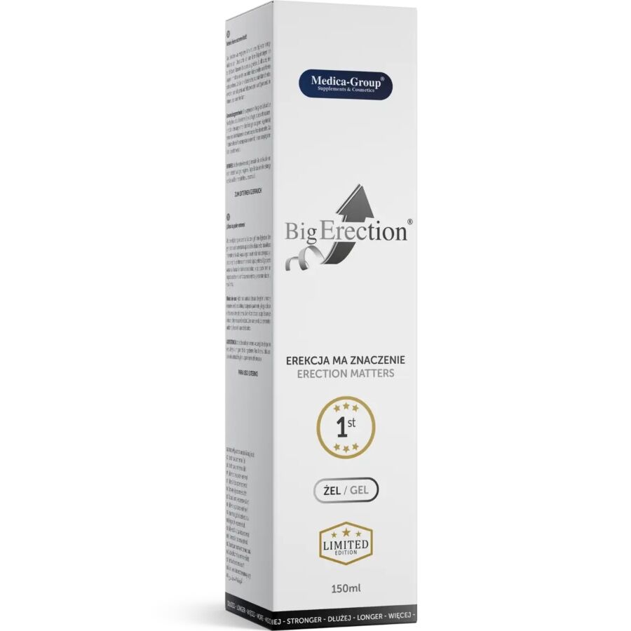 Gel intimo MEDICA GROUP per erezioni grandi, bottiglia da 150 ml, prodotto per la salute sessuale maschile