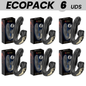ECOPACKS 6 UNITÀ - VIBRATORE IBIZA ROSE EFFETTO FLICKING E STIMOLATORE CLITORIDEO