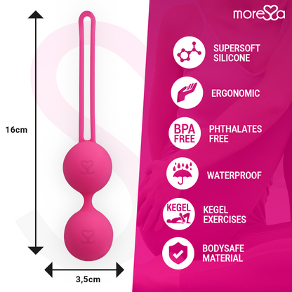 MORESSA - OSIAN DUE SILICONE PREMIUM ROSA
