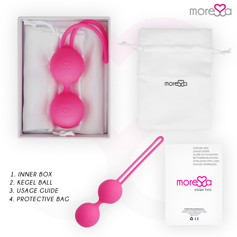 MORESSA - OSIAN DUE SILICONE PREMIUM ROSA