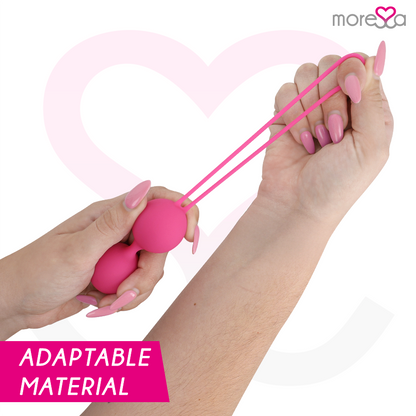 MORESSA - SET OSIAN PREMIUM SILICONE PINK (Osian One - 51 g | Osian Two - 101 g | Osian Three 85 g)
