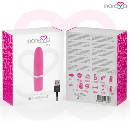 MORESSA - IVY VIBRATORE STIMOLATORE DA VIAGGIO ROSA