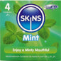 SKINS - PRESERVATIVI PREMIUM ALLA MENTA CONFEZIONE DA 4