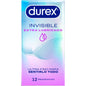 DUREX - PRESERVATIVI INVISIBILI EXTRA LUBRIFICATI 12 UNITÀ