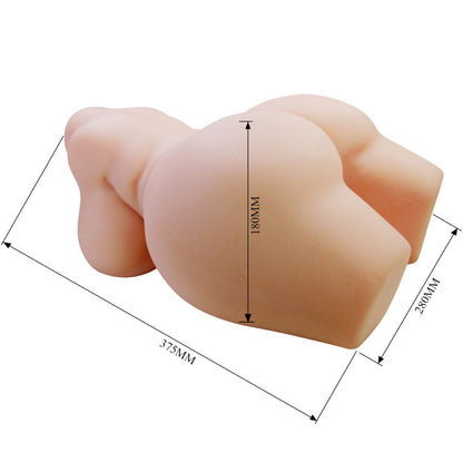CRAZY BULL - GRACE TORSO FEMMINILE REALISTICO VAGINA E ANALE 7,5 KG
