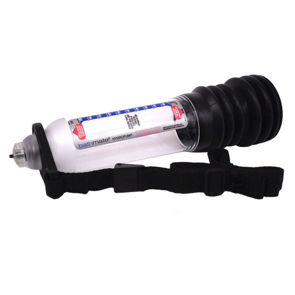 Imbracatura di supporto Bathmate per cinghia doccia, con dettagli in silicone e cinturino regolabile per comfort e sicurezza.