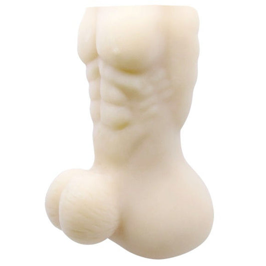 Mini masturbatore maschile BAILE BACK SPIRIT di BAILE FOR HIM, dettagli realistici e morbidi, ideale per piacere personale.