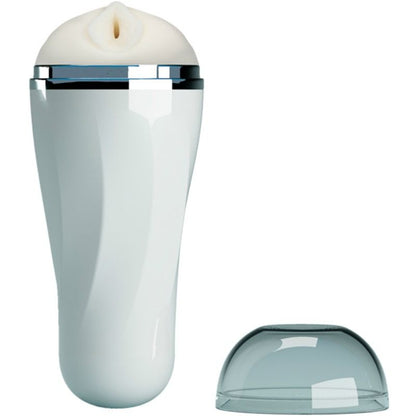 Mascherina masturbatore maschile Pretty Love con design a forma di vagina, silicone realistico, dettagli realistici e morbidi.
