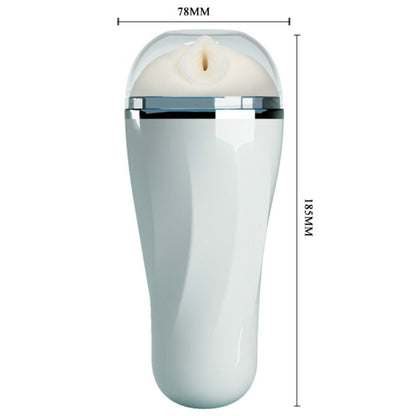 Masturbatore maschile PRETTY LOVE con design a forma di vagina, silicone morbido e dettagli realistici per un'esperienza intensa.