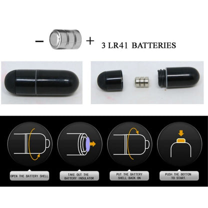 PRETTY LOVE - FLIRTATION STANFORD NERO VIBRAZIONE DITALE