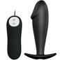 PRETTY LOVE - PLUG ANALE IN SILICONE FORMA DEL PENE E 12 MODALIT DI VIBRAZIONE NERO