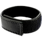 LEATHER BODY - CINTURINO IN PELLE REGOLABILE CON VELCRO PER PENE NERO