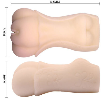 Masturbatore della vagina CRAZY BULL con pelle realistica e texture acquosa, design dettagliato e morbido materiale.