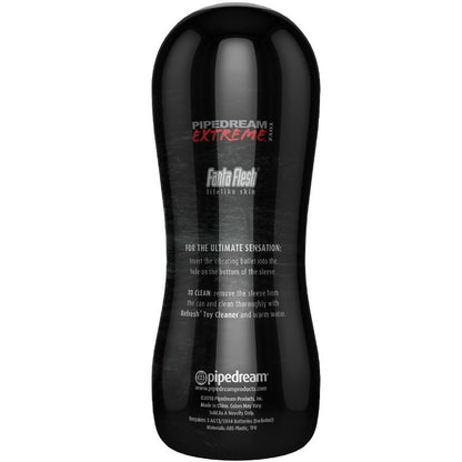Stroker vibrante PDX ELITE per la stimolazione della vagina, con dettagli realistici e design ergonomico.