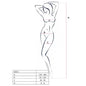PASSION - WOMAN BS017 BODYSTOCKING NERO TAGLIA UNICA