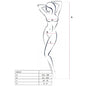 PASSION - WOMAN BS019 BODYSTOCKING NERO TAGLIA UNICA