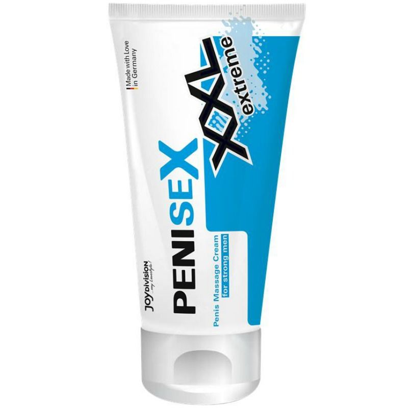 Crema stimolante JOYDIVISION EROPHARM Penisex XXL, bottiglia da 100 ml con texture cremosa e etichetta visibile.