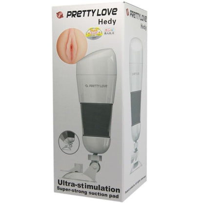 Masturbatore vagina Pretty Love Hedy, prodotto per il piacere maschile, con dettagli realistici e morbidi all’interno.